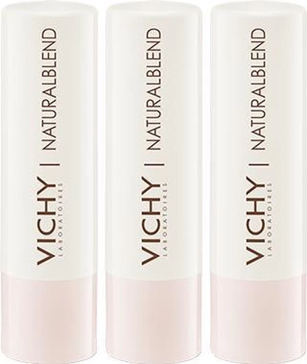 Vichy Naturalblend Lippenbalsem - Kleurloos - 3 Stuks - Hydrateert 4 Vichy Naturalblend Lippenbalsem - Kleurloos - 3 Stuks - Hydrateert - Afbeelding 2
