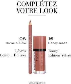 Bourjois - Levres Contour Edition Lip Liner Contour Lip Pencil 1,14 G 08 Corail Aie Aie - 16 Bourjois - Levres Contour Edition Lip Liner Contour Lip Pencil 1,14 G 08 Corail Aie Aie - -Cosmeticawinkel 1027x1200 3