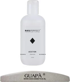 GUAPÀ® Aceton Puur 250 Ml | Nagel Verwijderaar Voor Gellak, Acrylic, Nagellak, Gelnagels | Nagellak Remover