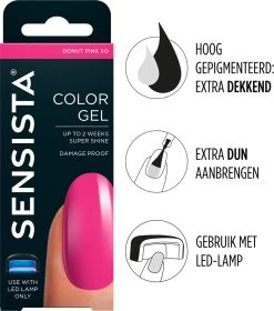 Sensista Color Gel Donut Pink So! - Gel Polish - Roze