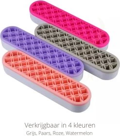 Make Up Organizer - Grijs - Make Up Holder - Kwasten Organizer - Make Up Houder - Nagellak/Lipstick Organizer - Lippenstift Houder - Siliconen -Cosmeticawinkel 1060x1200 7
