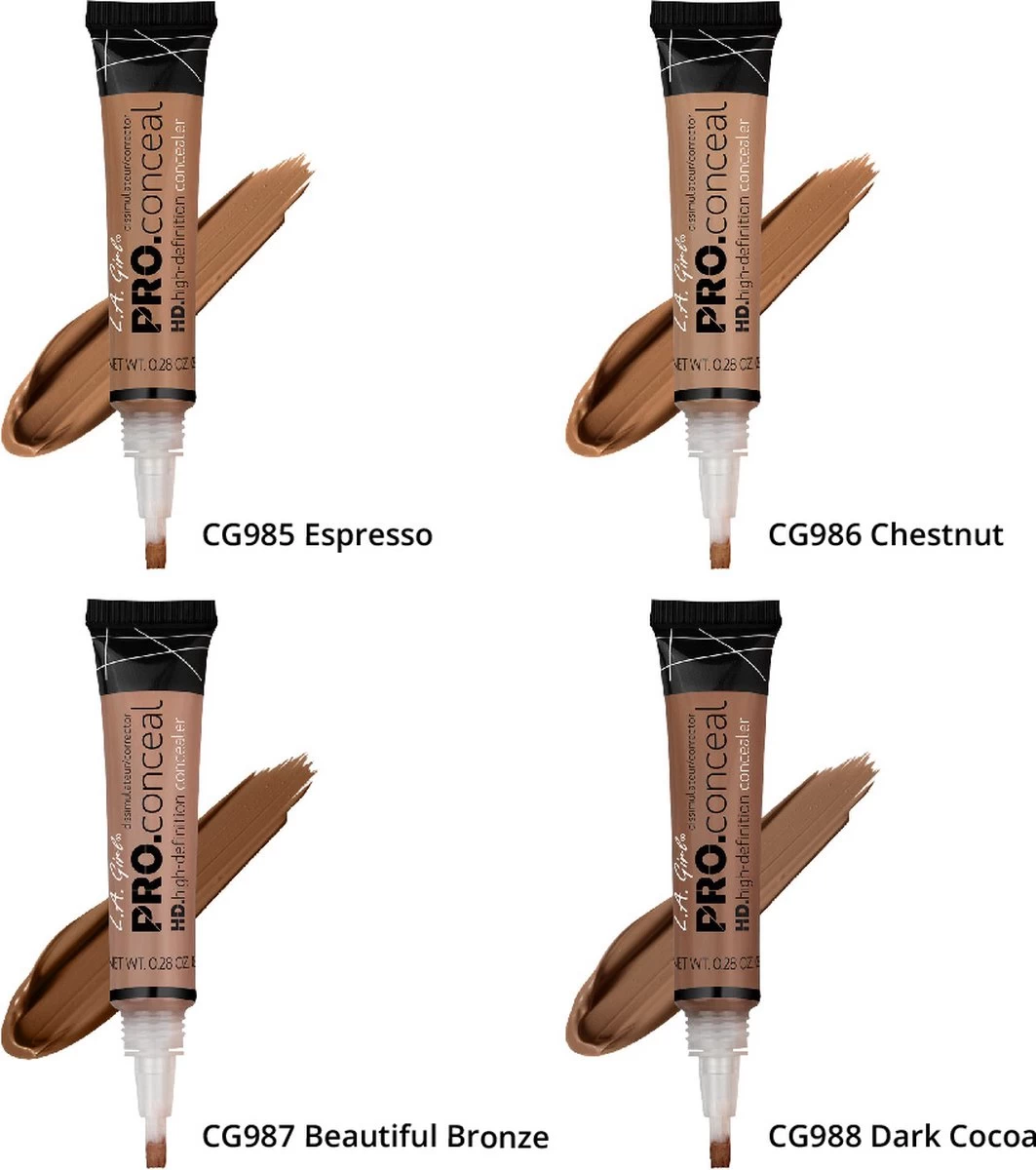 LA Girl - HD PRO Concealer - Toffee 12 LA Girl - HD PRO Concealer - Toffee - Afbeelding 10