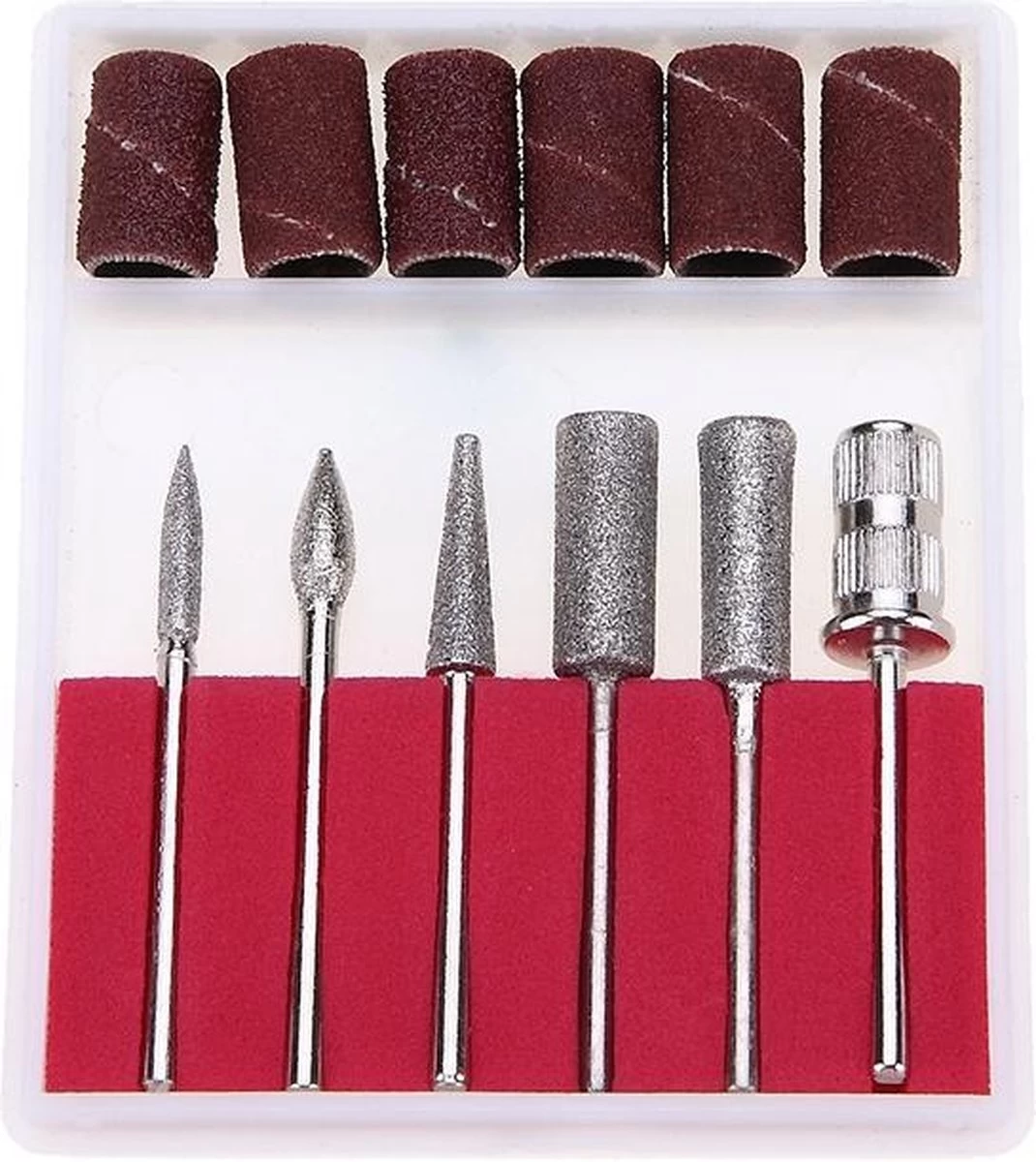 Merkloos Electrische Nagelvijl - Vijl Met Freesjes En Rolletjes - Roze- 5 Merkloos Electrische Nagelvijl - Vijl Met Freesjes En Rolletjes - Roze- - Afbeelding 3