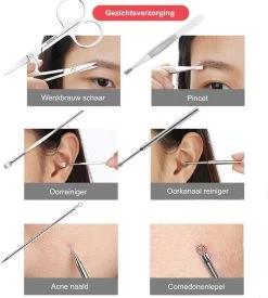 Luxe Manicure En Pedicure Set - Nagelverzorging - Nail Art - 18 Delig - Zwart -Cosmeticawinkel 1078x1200