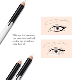 Witte Soft Eyeliner - 2 Stuks - Zachte Eyeliner - White Eyeliner - 2 Pieces - -Cosmeticawinkel 1088x1200 7