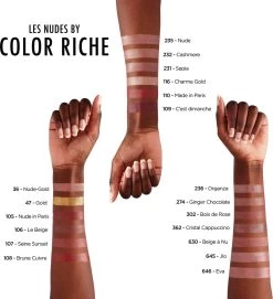 L’Oréal Paris Make-Up Designer Color Riche Satin Lipstick - 231 Sepia Silk - Nude - Verzorgende Lippenstift Met Arganolie Voor Een Comfortabel Gevoel - 4,54 Gr -Cosmeticawinkel 1095x1200