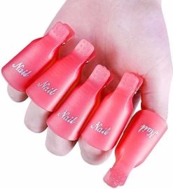Nagellak Remover Clips | Nagelclips | 10 Stuks | Alles Kleuren -Cosmeticawinkel 1096x1200