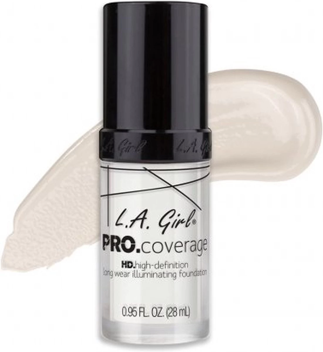 LA Girl PRO Coverage HD Foundation - White (GLM641) Foundation Lightener 3 LA Girl PRO Coverage HD Foundation - White (GLM641) Foundation Lightener