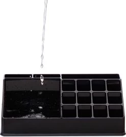 Relaxdays Cosmetica Organizer - Cosmeticahouder - Make Up Toren - Doorzichtig - 16 Vakken - Zwart -Cosmeticawinkel 1104x1200 4