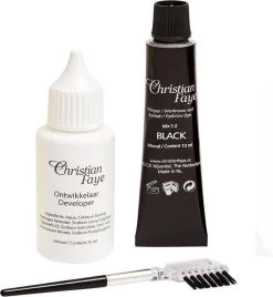 Christian Faye Wimper En Wenkbrauwverfkit - Black -Cosmeticawinkel 1106x1200 6