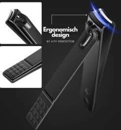 ⭐ATV PERFECTUM Luxe 18-delige - Manicure Set - Zwart Manicureset - Manicure Setje Pedicureset - Nagelschaartje - Nagelknipper – Nagelknipper Set - Manicureset - Manicuresetje -Cosmeticawinkel 1120x1200