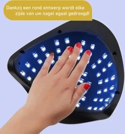 280 Watt UV LED Lamp Nagels - 66 Leds - SUN X10 MAX - Nagel UV Lamp - Gellak Lamp - Nagellamp - Nagellamp Led - Nagellamp Voor Gel Nagellak - Nagellamp Led Uv - Nagellamp Uv - Nagellamp Gelnagels - Gellak - Nageldroger -Cosmeticawinkel 1121x1200 2