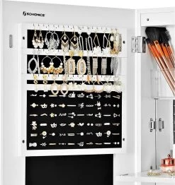 Nancy's Make-up Organizer – Sieraden & Spiegelkast – Spiegelkast, Deur & Wandhouder Met Binnenspiegel – Make-up Opbergen -Cosmeticawinkel 1133x1200 4