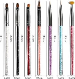 Acrylpenselen- 7 Stuks - Nagel Decoratie - Acrylnagels - Arcyl Penselen - Acryl - Nagels - Polygel - Penselen - Nagellak - Gelnagels - Gereedschap - Nagelstyliste - Gellak - Nagelgereedschap - Schoencadeautje 11 Acrylpenselen- 7 Stuks - Nagel Decoratie - Acrylnagels - Arcyl Penselen - Acryl - Nagels - Polygel - Penselen - Nagellak - Gelnagels - Gereedschap - Nagelstyliste - Gellak - Nagelgereedschap - Schoencadeautje -Cosmeticawinkel 1134x1200