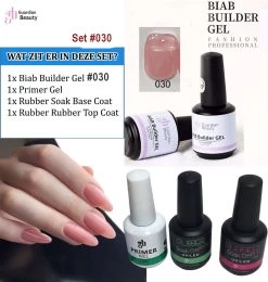 BIAB Builder Gel Set #030 - Nagellak Gel - BIAB Builder - Biab Gel - Biab Nail Gel