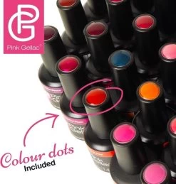 Pink Gellac - Rockstar Red - Gellak - Vegan - Rood - Glanzend - 15ml -Cosmeticawinkel 1146x1200