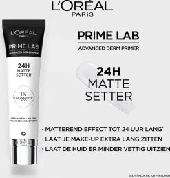 L'Oréal Paris - Prime Lab - Mat Setter - Primer - Matte Primer - 30 Ml -Cosmeticawinkel 1149x1200 3