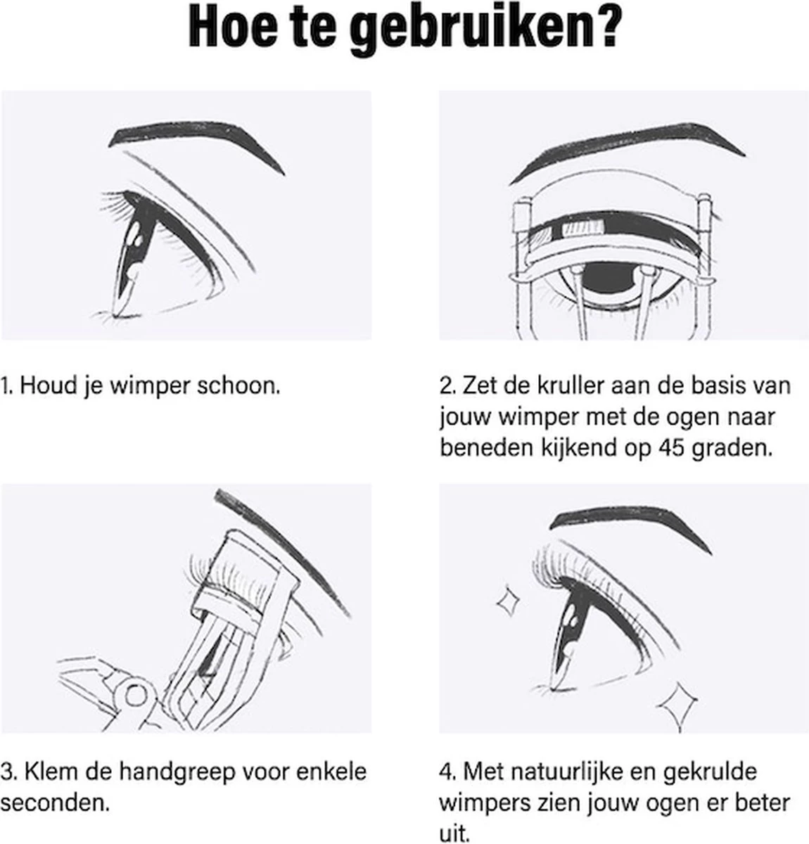 Merkloos Professionele Wimperkruller // Wimperkruller Met Kam // Mooi Krul Wimpers // Wimperliftend Effect Wimperkruller // Zwarte Wimperkruller 4 Merkloos Professionele Wimperkruller // Wimperkruller Met Kam // Mooi Krul Wimpers // Wimperliftend Effect Wimperkruller // Zwarte Wimperkruller - Afbeelding 2