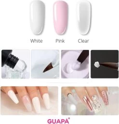 GUAPÀ® Acryl Starterspakket Pink Clear White | Acryl Poeder | Acrylic Liquid | Acryl Penselen | Dappendish | Acryl Nagels | Professionele Kwaliteit | Nepnagels 12 GUAPÀ® Acryl Starterspakket Pink Clear White | Acryl Poeder | Acrylic Liquid | Acryl Penselen | Dappendish | Acryl Nagels | Professionele Kwaliteit | Nepnagels -Cosmeticawinkel 1160x1200 5