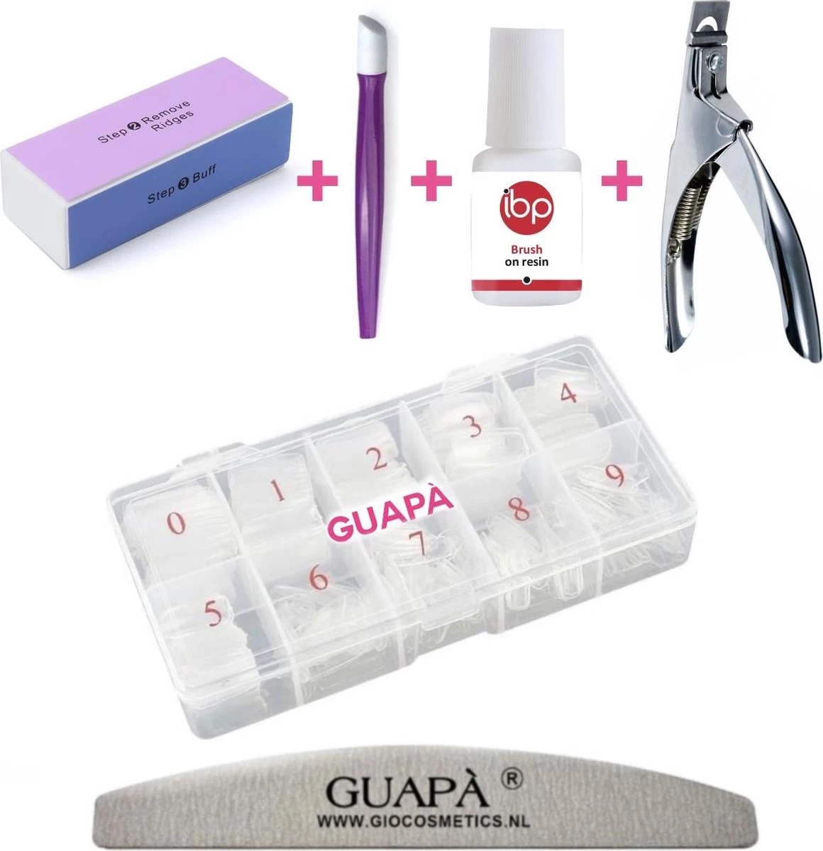 GUAPÀ® Nepnagels Met Nageltips En Nagellijm | Plaknagels | Kunstnagels | Nagelverlenging | Polygel | Transparant 100 Stuks 3 GUAPÀ® Nepnagels Met Nageltips En Nagellijm | Plaknagels | Kunstnagels | Nagelverlenging | Polygel | Transparant 100 Stuks