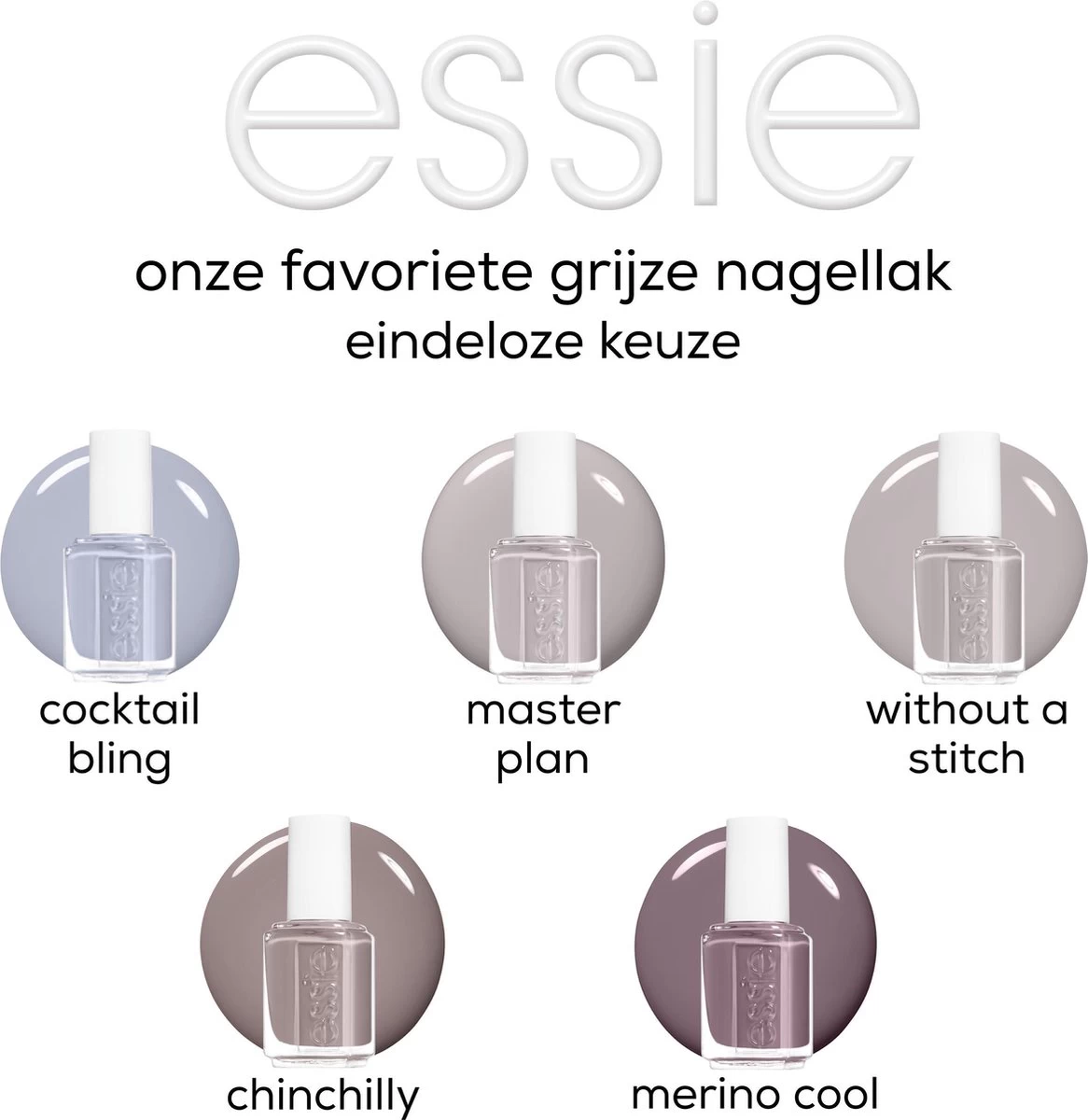 Essie® - Original - 77 Chinchilly - Grijs - Glanzende Nagellak - 13,5 Ml 9 Essie® - Original - 77 Chinchilly - Grijs - Glanzende Nagellak - 13,5 Ml - Afbeelding 7