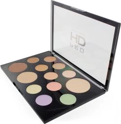 Makeup Revolution HD Pro Palette The Works - Light/Medium -Cosmeticawinkel 1168x1200 1