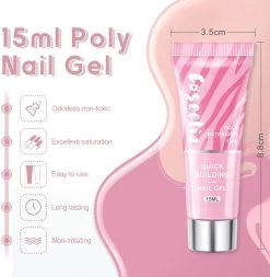 Polygel- 6 KLEUREN SET - 15 ML - Polygel Kit - Polygel Nagels - Polygel Kleuren -Cosmeticawinkel 1170x1200 4