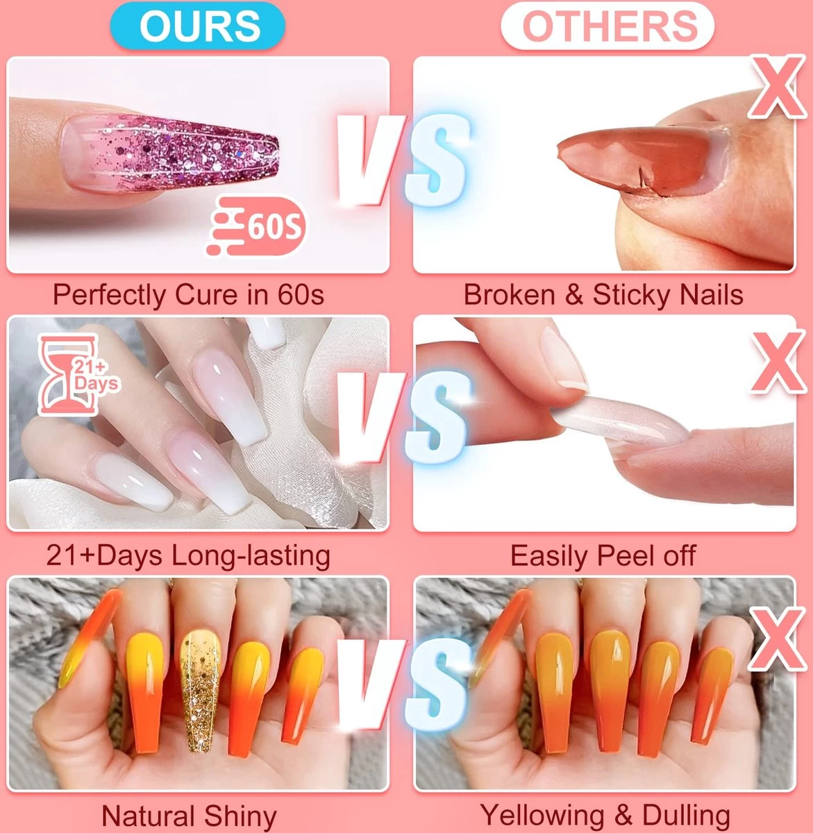 Merkloos Nepnagels - Polygel Set - 8 Kleuren - Nagels Set - Polygel Starter Set - Nagelverlenging Gel Kit - Voor Beginners - Voor DIY Salon Art Nagels 9 Merkloos Nepnagels - Polygel Set - 8 Kleuren - Nagels Set - Polygel Starter Set - Nagelverlenging Gel Kit - Voor Beginners - Voor DIY Salon Art Nagels - Afbeelding 7