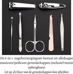 7-in-1 Professionele Manicureset | Pedicureset | Ingegroeide Teennagel / Kalknagel Schaar / Knipper | Manicure Nagelknipper | Pedicure / Manicureset | Complete Nagelgarnituur | Nagelknipper / Nageltang -Cosmeticawinkel 1171x1200 5