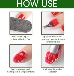 Magic Soak Off Nailpolish Remover - Magische Gellak Remover - 2 X 15 Ml!!! - Inclusief Nagelvijl, Bokkepootje En Olie - Nagellak Verwijderaar - Gellak Remover - -Cosmeticawinkel 1175x1200