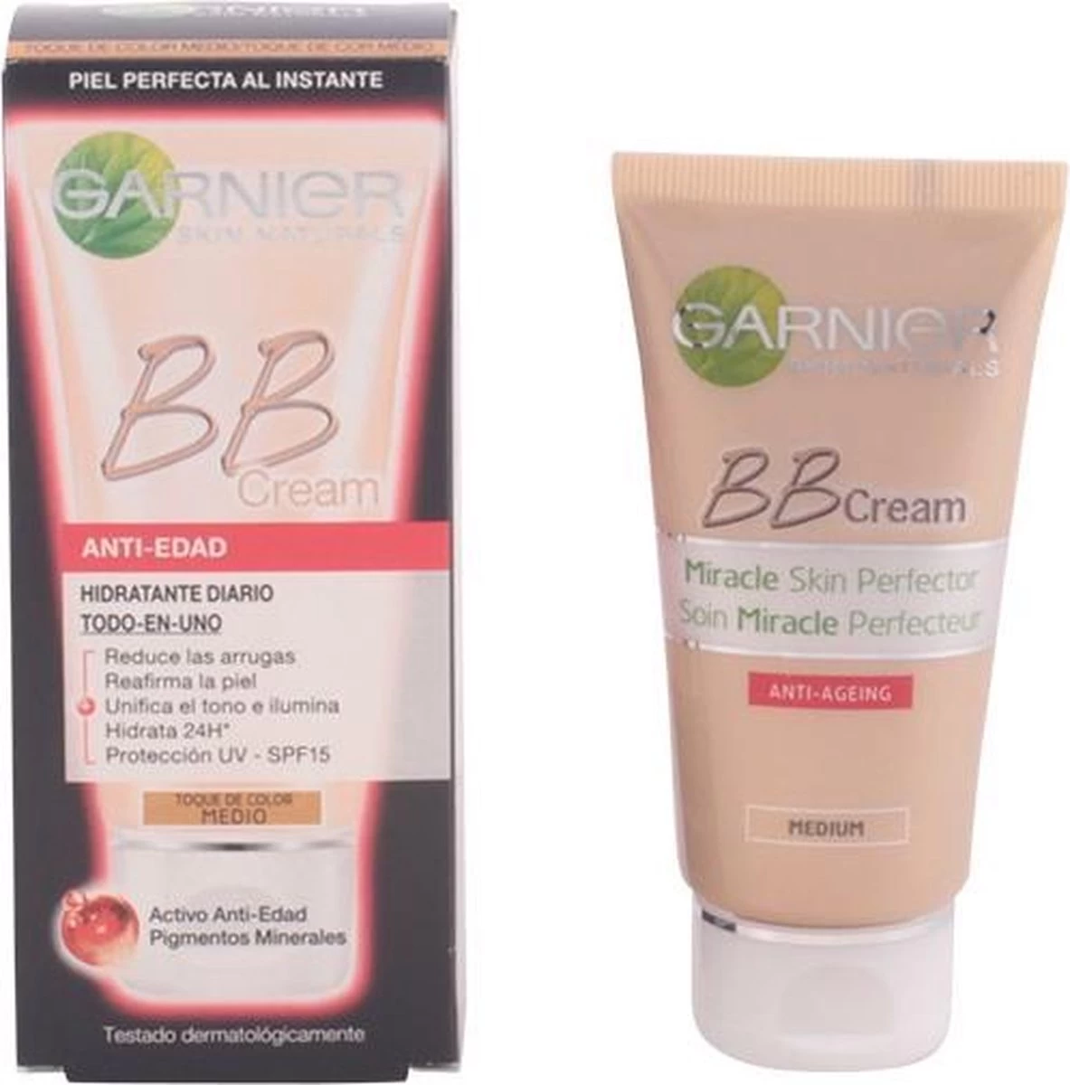 Garnier - SKIN NATURALS BB CREAM Anti-ageing Medium 50 Ml 5 Garnier - SKIN NATURALS BB CREAM Anti-ageing Medium 50 Ml - Afbeelding 3