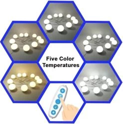 Jumalu Hollywood Spiegellampen – Spiegelverlichting Met 10 LED Lampen – Dimbare Make Up Spiegel Lamp – 4 Meter Kabel -Cosmeticawinkel 1185x1200 13