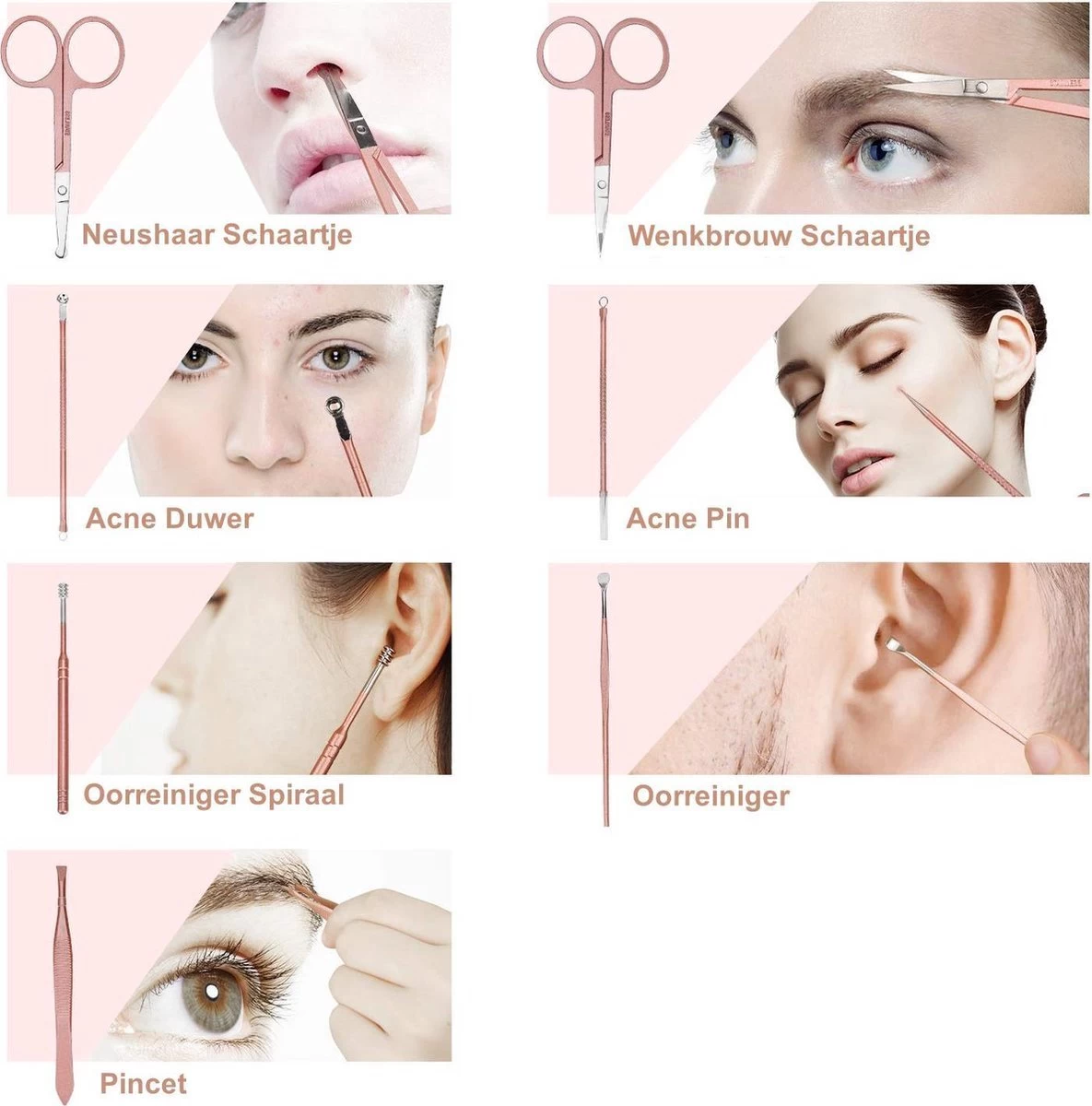 Merkloos Professionele Manicure Set & Pedicureset – Nagelset – Behandeling Nagels En Huid - 18delig 6 Merkloos Professionele Manicure Set & Pedicureset – Nagelset – Behandeling Nagels En Huid - 18delig - Afbeelding 4