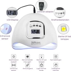 Merkloos Daniqqi - 80 Watt UV LED Lamp Nagels - 45 Leds Nagellamp - Wit 15 Merkloos Daniqqi - 80 Watt UV LED Lamp Nagels - 45 Leds Nagellamp - Wit -Cosmeticawinkel 1185x1200