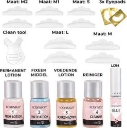 Iconsign Nieuwste Upgraded Wimper Lifting Set - Lash Lift Set Met Extra Sterke Lijm– Lashlift - Nieuw In 2021 - Permanent En Fixatietijd Slechts 12-15 Minuten - Vernieuwde Wimperlifting Set – Lash Lift Kit - Uitgebreide Versie 25 Delig -Cosmeticawinkel 1191x1200 10