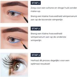Skines® Wimperserum Premium – Eyelash Serum - Wenkbrauw Serum - Wimper Groei - 3ML -Cosmeticawinkel 1191x1200 12