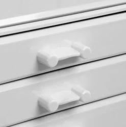 Nancy's Cutler Make-Up Organizer - Make-Up Opslag - 4 Lades - Open Vakken - Wit - Acryl - 24 X 13.5 X 18.5 Cm -Cosmeticawinkel 1191x1200 16