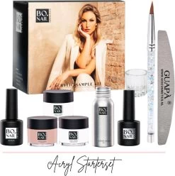 GUAPÀ® Acryl Nagels | Acryl Starterspakket | Acryl Poeder | Acryl Vloeistof | Acryl Penselen | Acrylic Nails | Nepnagels