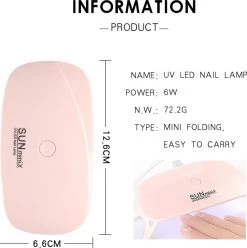 Elvi Polygel Starterskit -Complete Set Inc. USB UV/Led Mini Lamp-6x15g Polygel Kleuren Blauw - Nagelverlenging Polyacryl UV Nagellak-Quick Extension Temperature Color Changing Gel Blue Green -Cosmeticawinkel 1196x1200