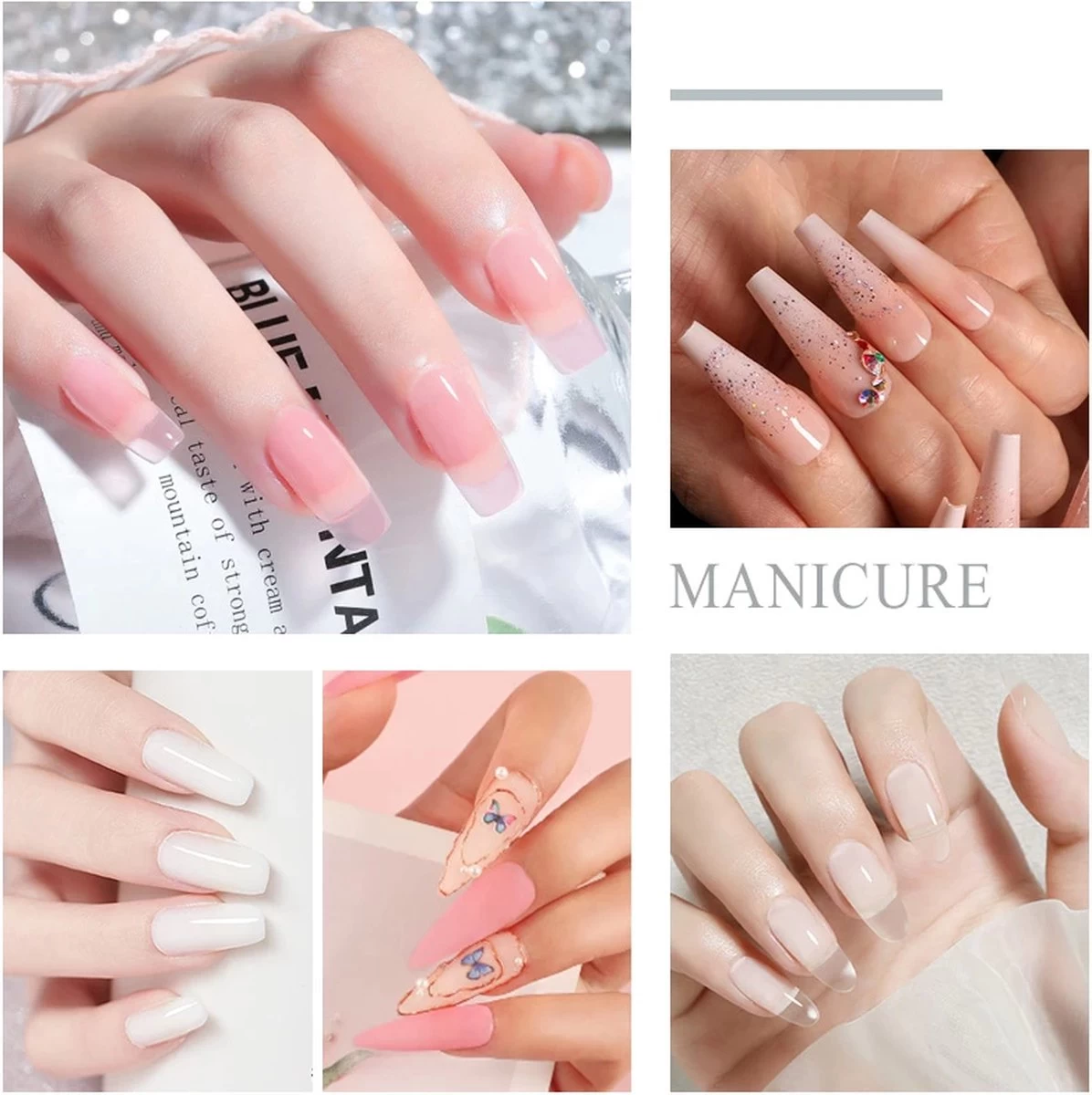 Professionele Acryl Nagels Starterpakket - Kunstnagels - Dipping Powder - Nail Art - Crystal Poeder - Gellak Starterspakket 7 Professionele Acryl Nagels Starterpakket - Kunstnagels - Dipping Powder - Nail Art - Crystal Poeder - Gellak Starterspakket - Afbeelding 5