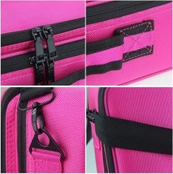 Cosmetica Koffer - Make-up Koffer Met Verstelbare Vakken - Visagie En Nagelstyliste Beauty Koffer - 35x25x11CM - Roze 25 Cosmetica Koffer - Make-up Koffer Met Verstelbare Vakken - Visagie En Nagelstyliste Beauty Koffer - 35x25x11CM - Roze -Cosmeticawinkel 1197x1200 33