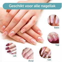 ForDig 220W Professionele Nageldroger Voor Gel Nagels - Nagellak Droger Met UV LED Lamp En Timer Voor Gelnagels - Nageldrogerlamp Met 57 LED Lampjes Voor Nagel Gellak - Geschikt Voor Manicure En Pedicure - Nagellakdroger Hard Gelpolish Builder -Cosmeticawinkel 1197x1200 5