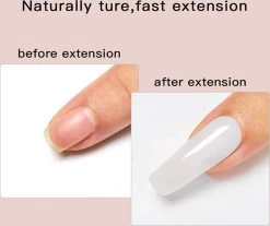 Elvi Polygel Starterskit -Complete Set Inc. USB UV/Led Mini Lamp-6x15g Polygel Kleuren Blauw - Nagelverlenging Polyacryl UV Nagellak-Quick Extension Temperature Color Changing Gel Blue Green -Cosmeticawinkel 1200x1007