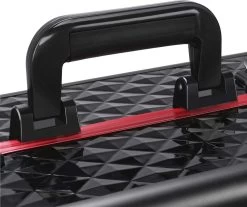 Make-upkoffer, Kapperskoffer, Cosmeticakoffer, Lege Nagelkoffer, Multikoffer, Afsluitbaar Voor Nageldesign/massageolie/fotoapparatuur, 34,7 X 22,2 X 25 Cm , Volledig Zwart HM-YAHEE-411233 -Cosmeticawinkel 1200x1008 1