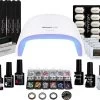 Gellak - MEANAIL® KIT Deluxe - Led Lamp 48 Watt - 3 Kleuren Gelnagellak -Cosmeticawinkel 1200x1008