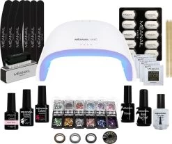 Gellak - MEANAIL® KIT Deluxe - Led Lamp 48 Watt - 3 Kleuren Gelnagellak