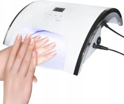 Merkloos UV/LED Lamp - 80W - Inclusief Afzuiging - Wit - Timer - 2 In 1 Nagellamp - Gellak - Salon - Nagelsalon - Afzuiger Nagels - Nagellamp - Nageldroger - UV Lamp - Led Lamp -Cosmeticawinkel 1200x1010