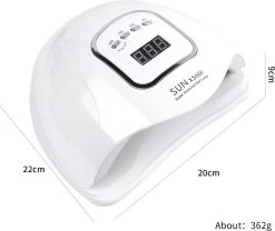 Victoria Nails Pro - 150W/45 LEDs - 2 In 1 UV/leD Lamp - 2021 SUNX5 MAX UV/LED Lamp - Manicure/Pedicure Handen En Voeten - Gellak - Gelnagels - Acrylnagels - Top Coat-Led Nagellamp-Uv Nagellamp-Nagels-Nageldroger - Nagel Tafellamp -Cosmeticawinkel 1200x1011