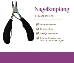 Medies - Nageltang Voor Teennagels | Nagelknipper Teennagels | Ingegroeide Teennagel | Kalknagels | Harde Teennagels | Nagelschaar | Nagelknipper - Voor Rechts- En Linkshandig -Cosmeticawinkel 1200x1017