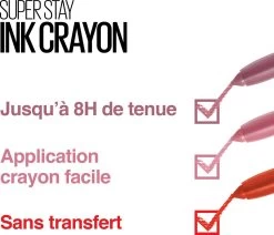 Maybelline SuperStay Ink Crayon Matte Lippenstift - 50 Own Your Empire - Rood - 14 Gr -Cosmeticawinkel 1200x1031